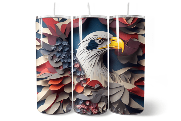 3D Patriotic Eagle Tumbler Wrap: A Creative Guide