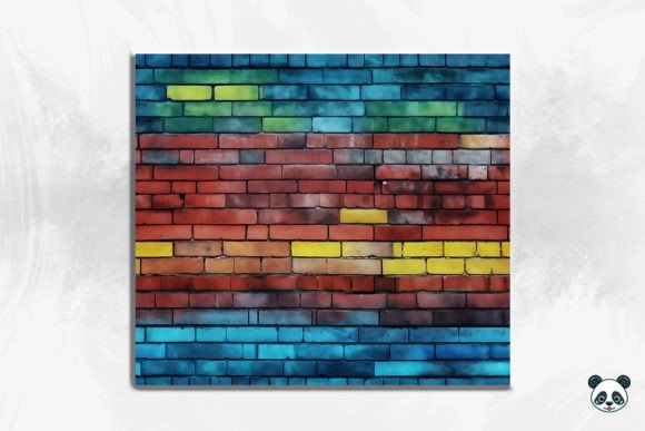 Brick Wall 3D Seamless Pattern 3: Elevating Sublimation Design with Texture and Depth