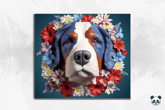 Creating Custom Drinkware with the Patriotic Bernese Mountain 3D Tumbler Design