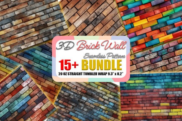 Evaluating the Brick Wall 3D Seamless Pattern Bundle for Sublimation Projects
