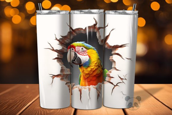 Mastering the Parrot 3D Cracked Hole Tumbler Wrap 1 for Professional Sublimation Workflows