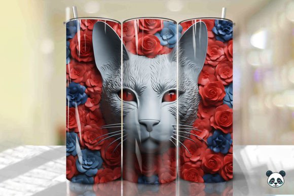 Patriotic Russian Blue 3D Tumbler Wrap