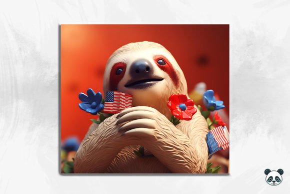 Patriotic Sloth 3D Tumbler Wrap 20: A Creator's Guide