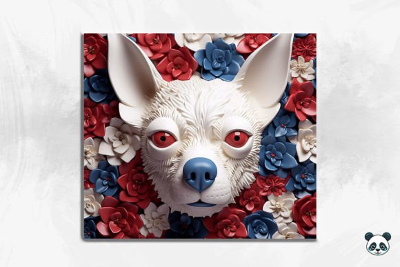 Strategic Branding with the Patriotic Chihuahua 3D Tumbler Wrap